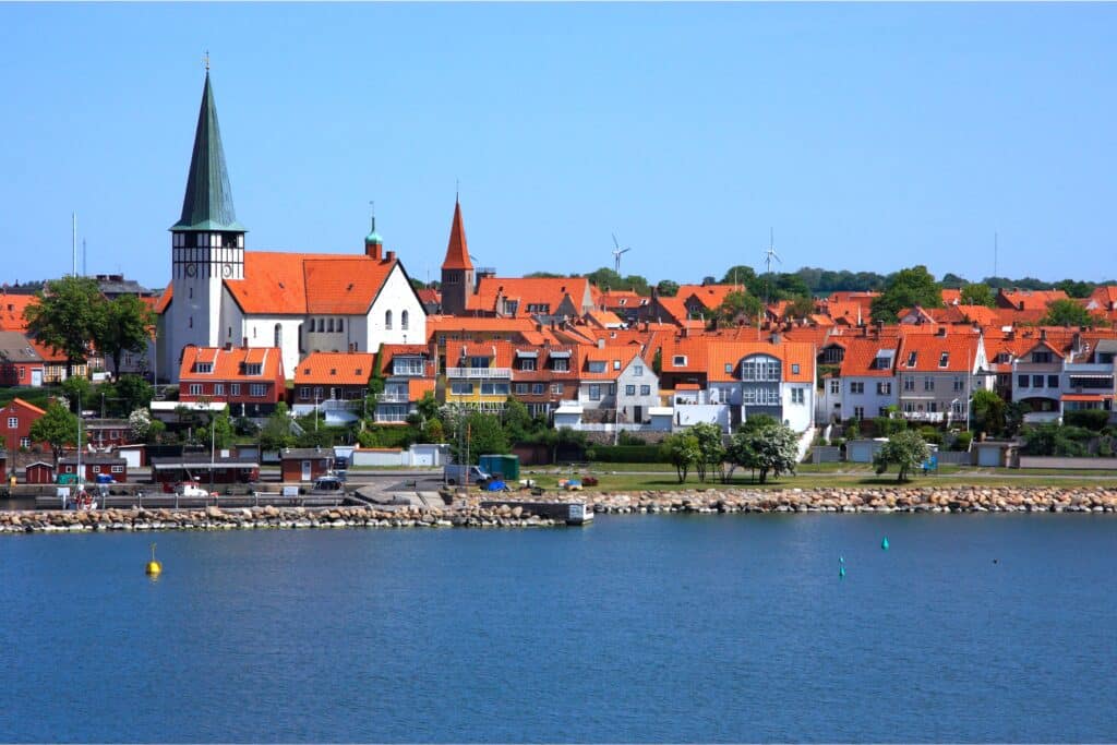Rønne – Blick über die Stadt
