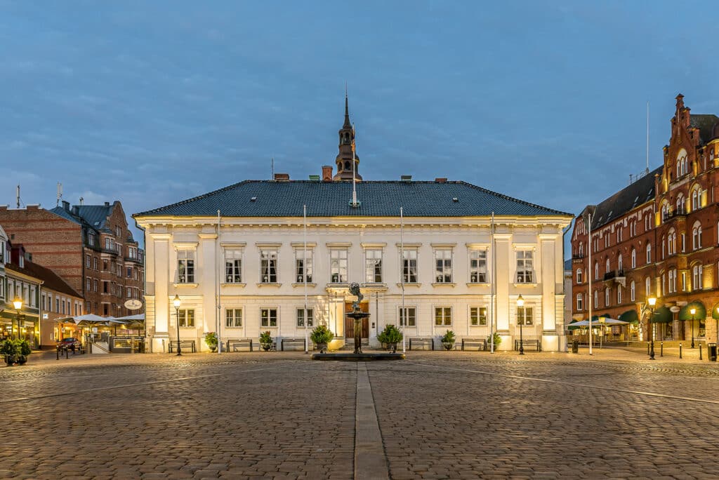 Altstadt und Rathaus von Ystad